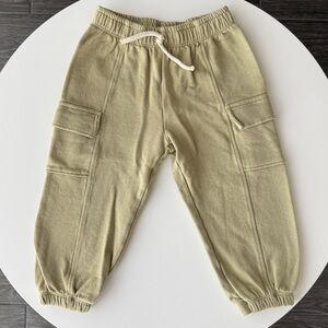 Zara Khaki Green Cargo Joggers 3T